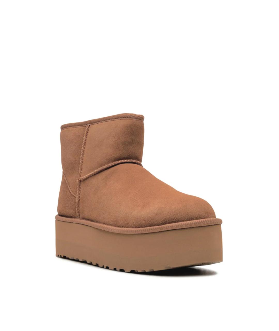 UGG AUSTRALIA Коричневые замшевые ботинки, фото 2