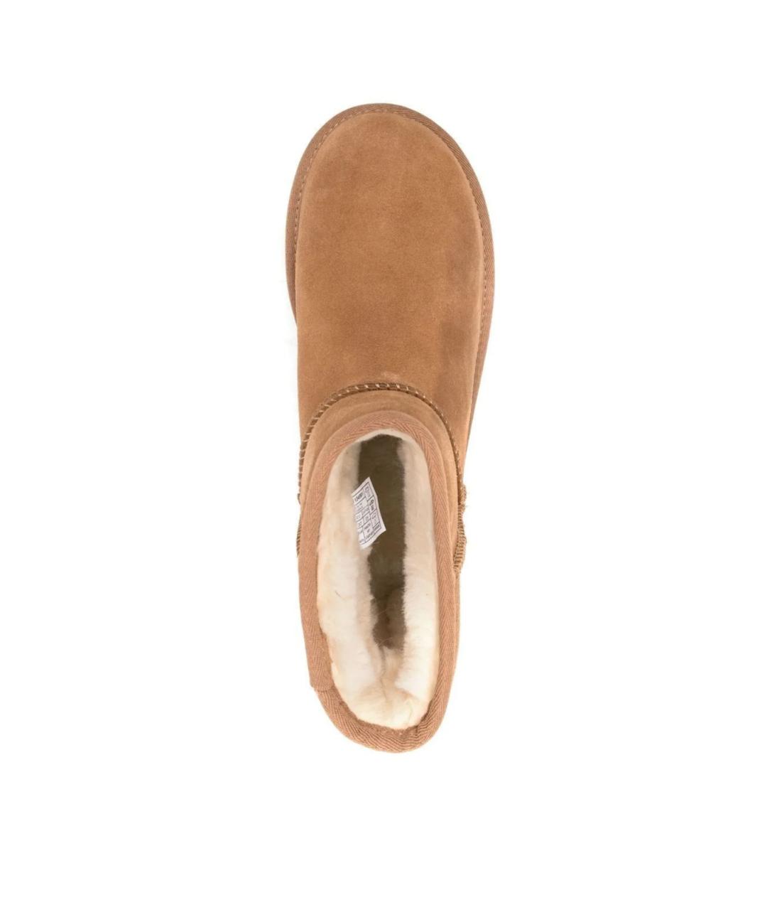 UGG AUSTRALIA Коричневые замшевые ботинки, фото 4