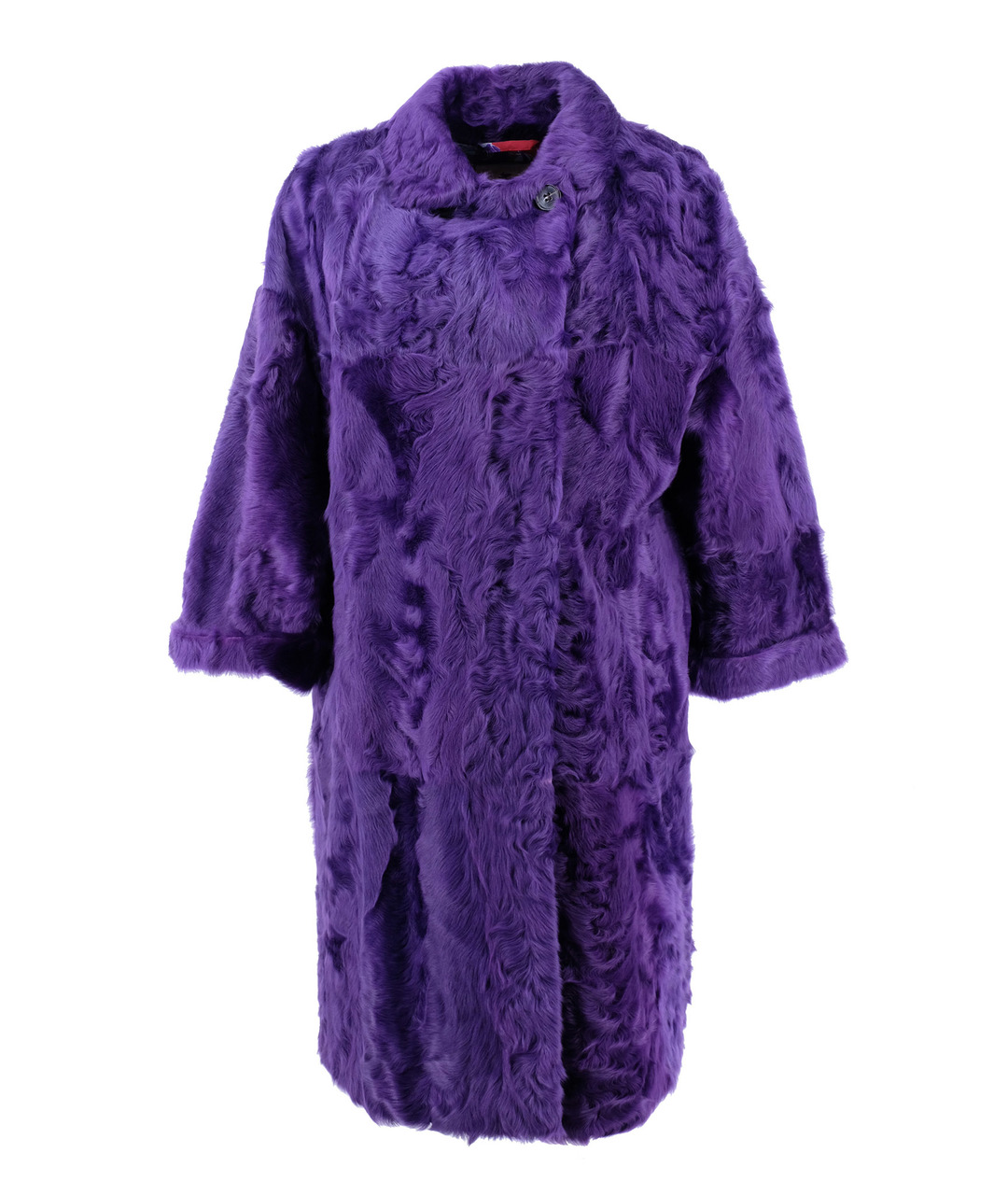 ETRO Фиолетовая меховая шуба, фото 1