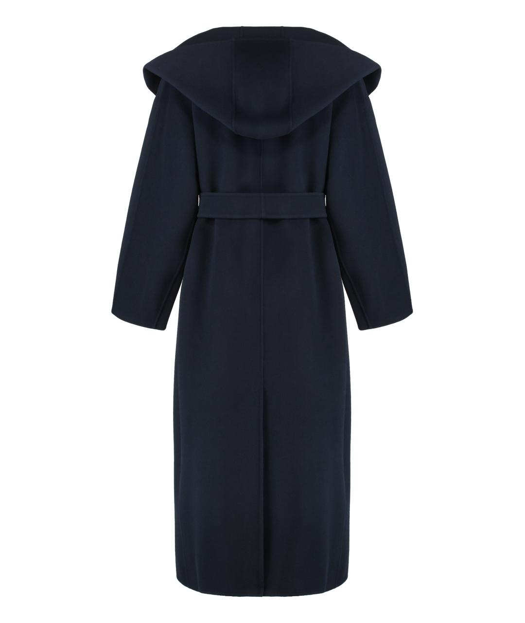 'S MAX MARA Темно-синее шерстяное пальто, фото 2