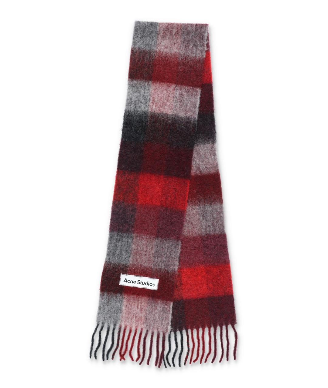 ACNE STUDIOS Красный шарф, фото 2