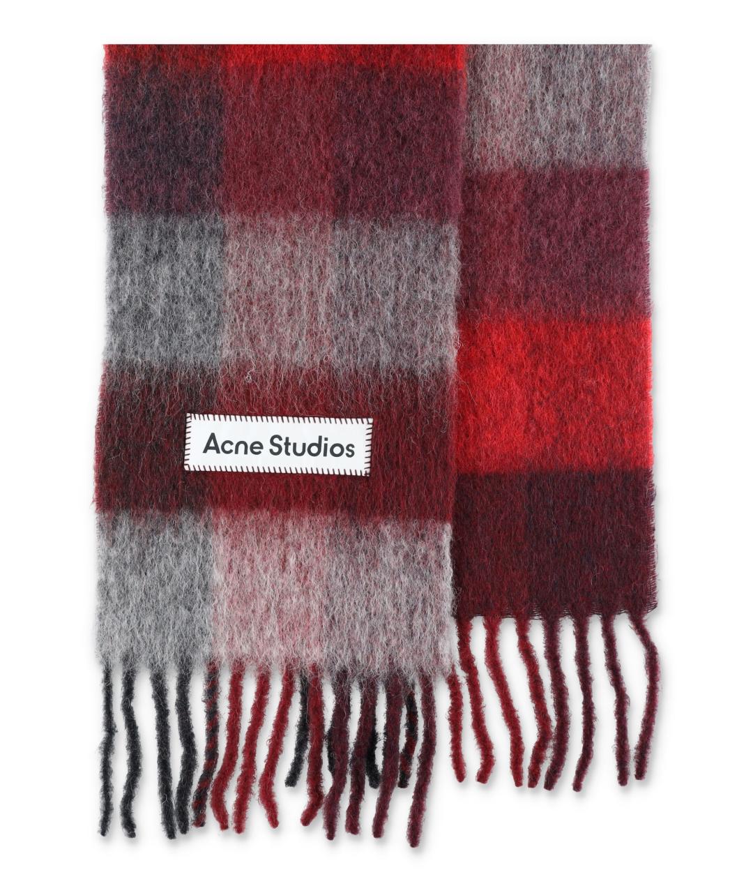 ACNE STUDIOS Красный шарф, фото 3