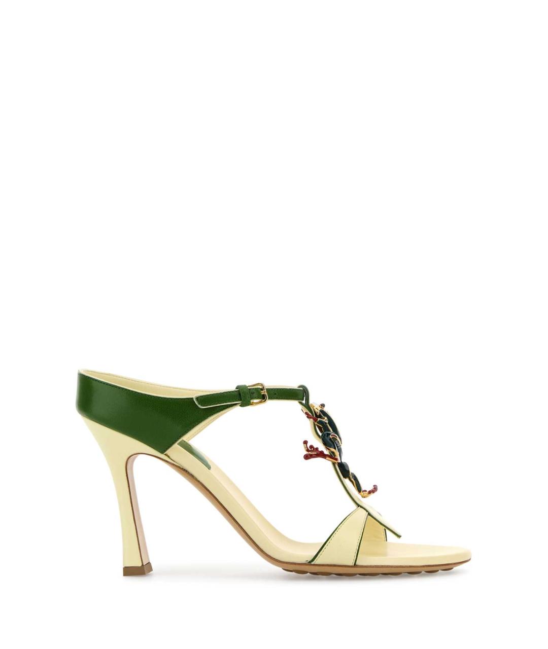 BOTTEGA VENETA Мульти кожаные мюли, фото 1