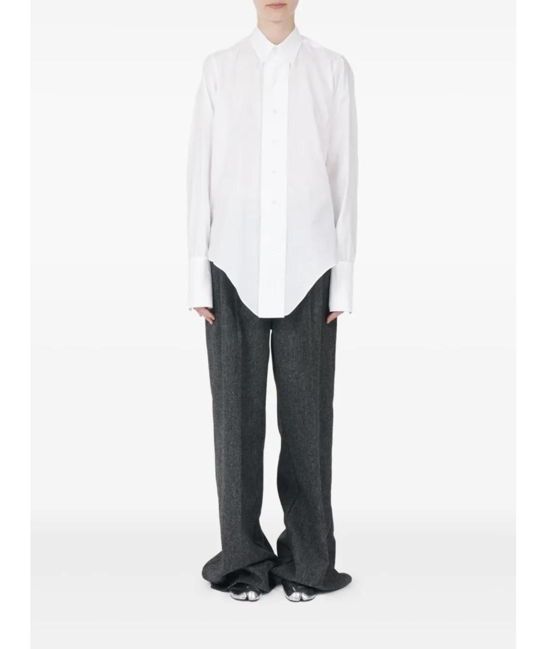 MAISON MARGIELA Белая хлопковая рубашка, фото 2