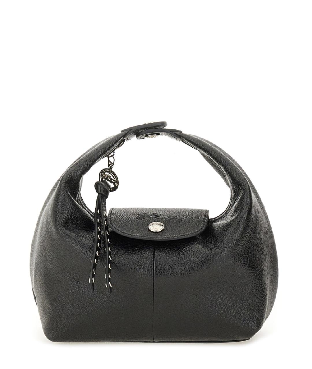 LONGCHAMP Черная сумка с короткими ручками, фото 1