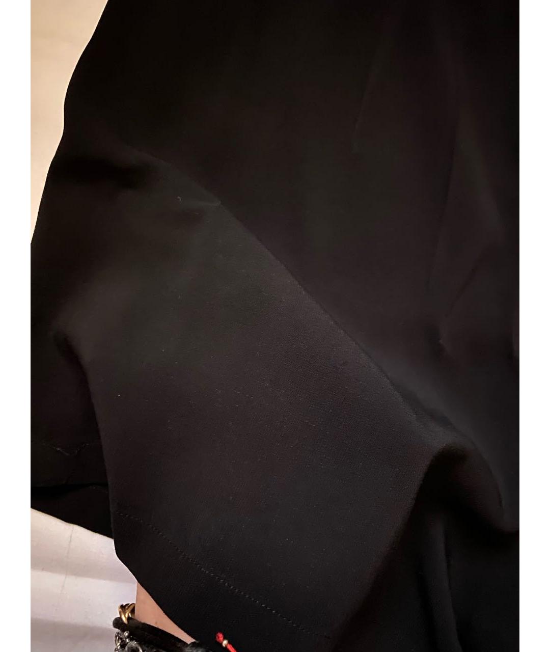 DRIES VAN NOTEN Черные вискозные шорты, фото 4