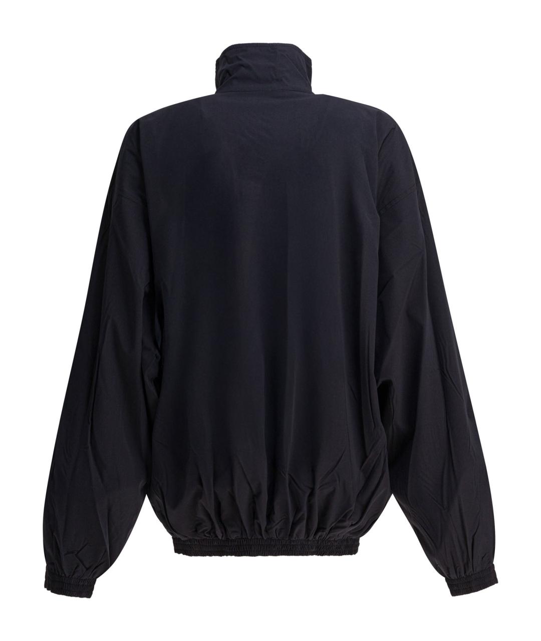BALENCIAGA Черная полиэстеровая куртка, фото 2