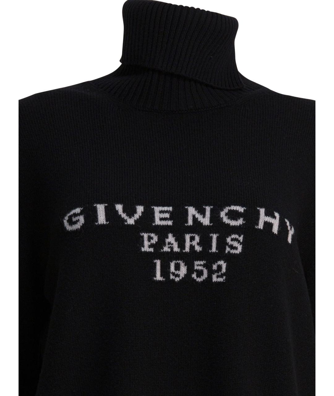 GIVENCHY Черный шерстяной джемпер / свитер, фото 3