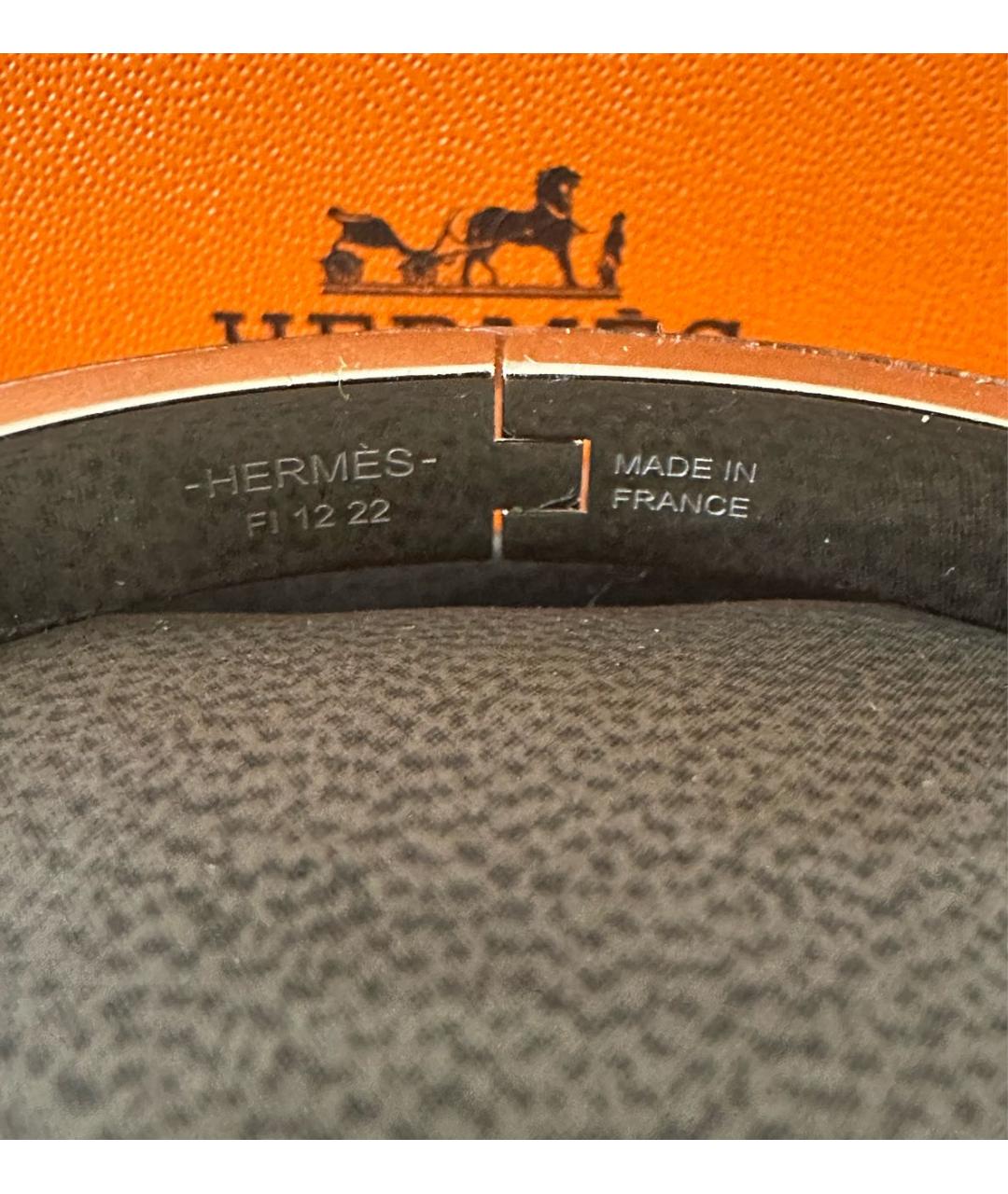 HERMES Оранжевый браслет, фото 4