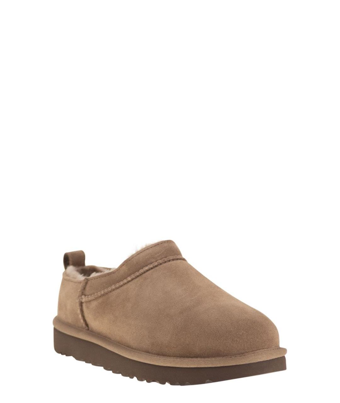 UGG AUSTRALIA Коричневые замшевые сабо, фото 2