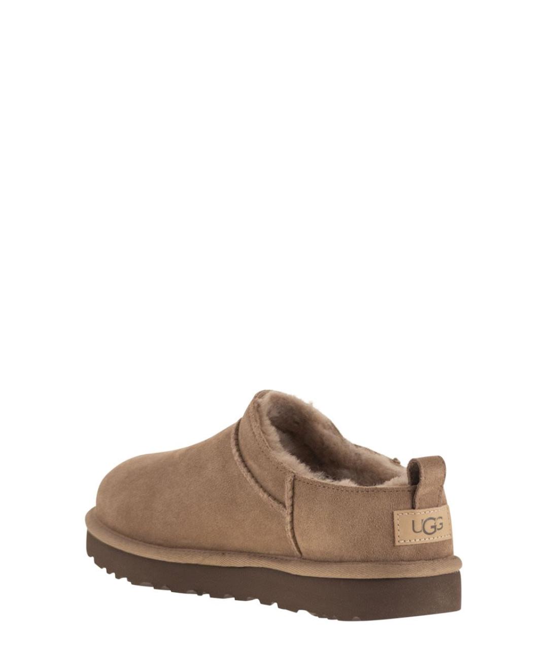 UGG AUSTRALIA Коричневые замшевые сабо, фото 3