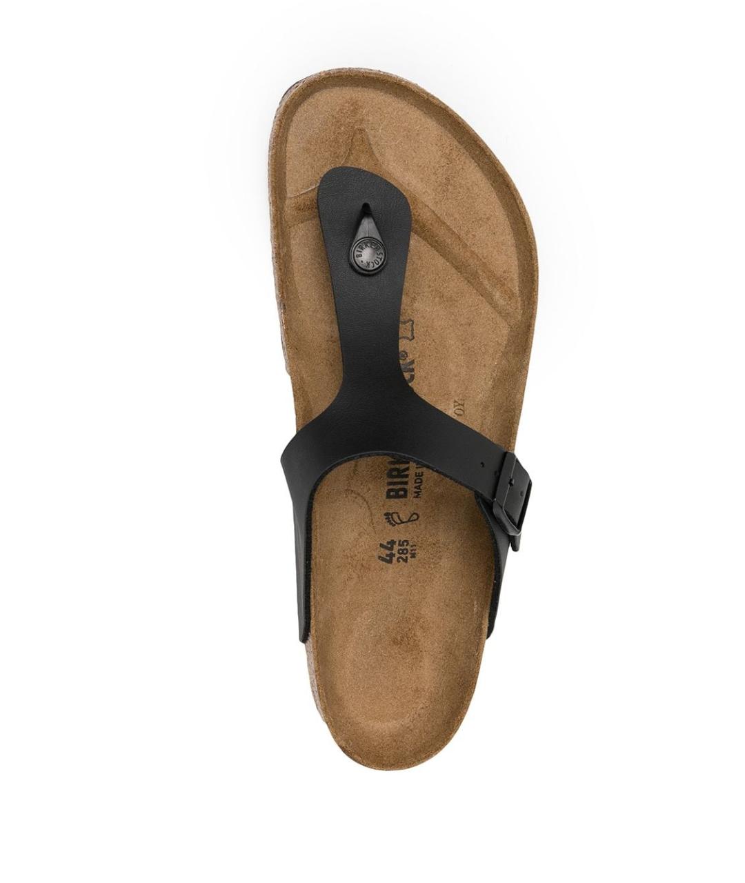BIRKENSTOCK Черные кожаные сандалии, фото 4