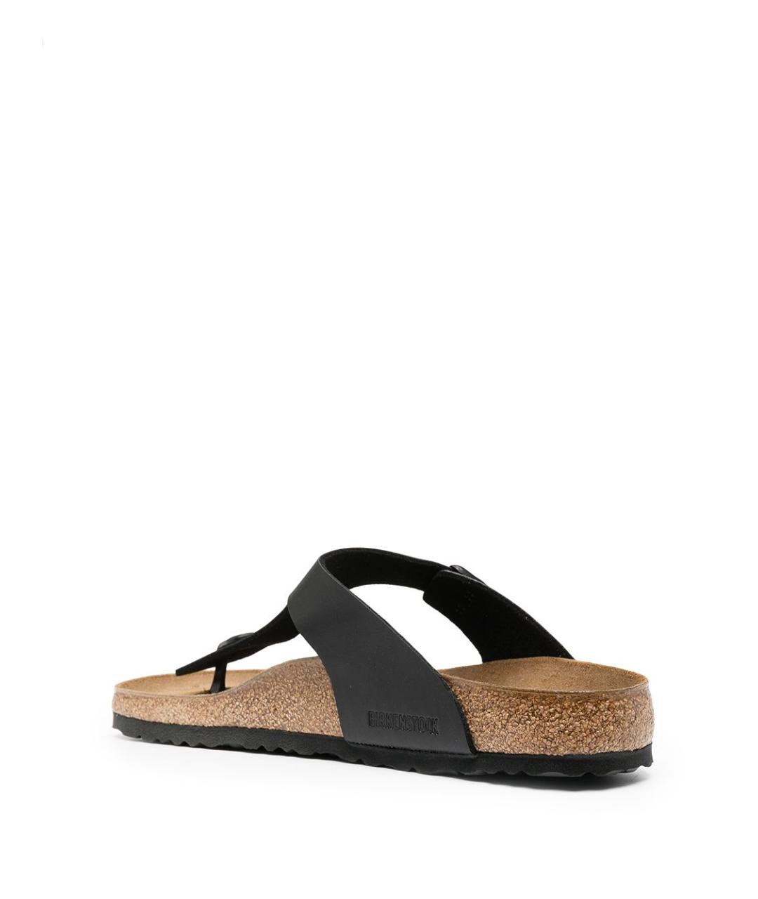 BIRKENSTOCK Черные кожаные сандалии, фото 3