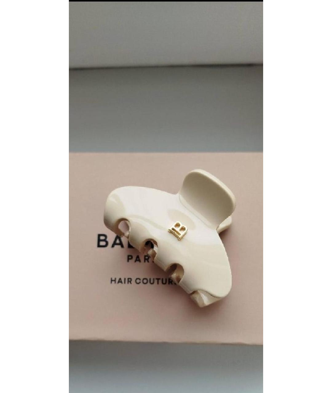 BALMAIN Бежевая заколка, фото 7