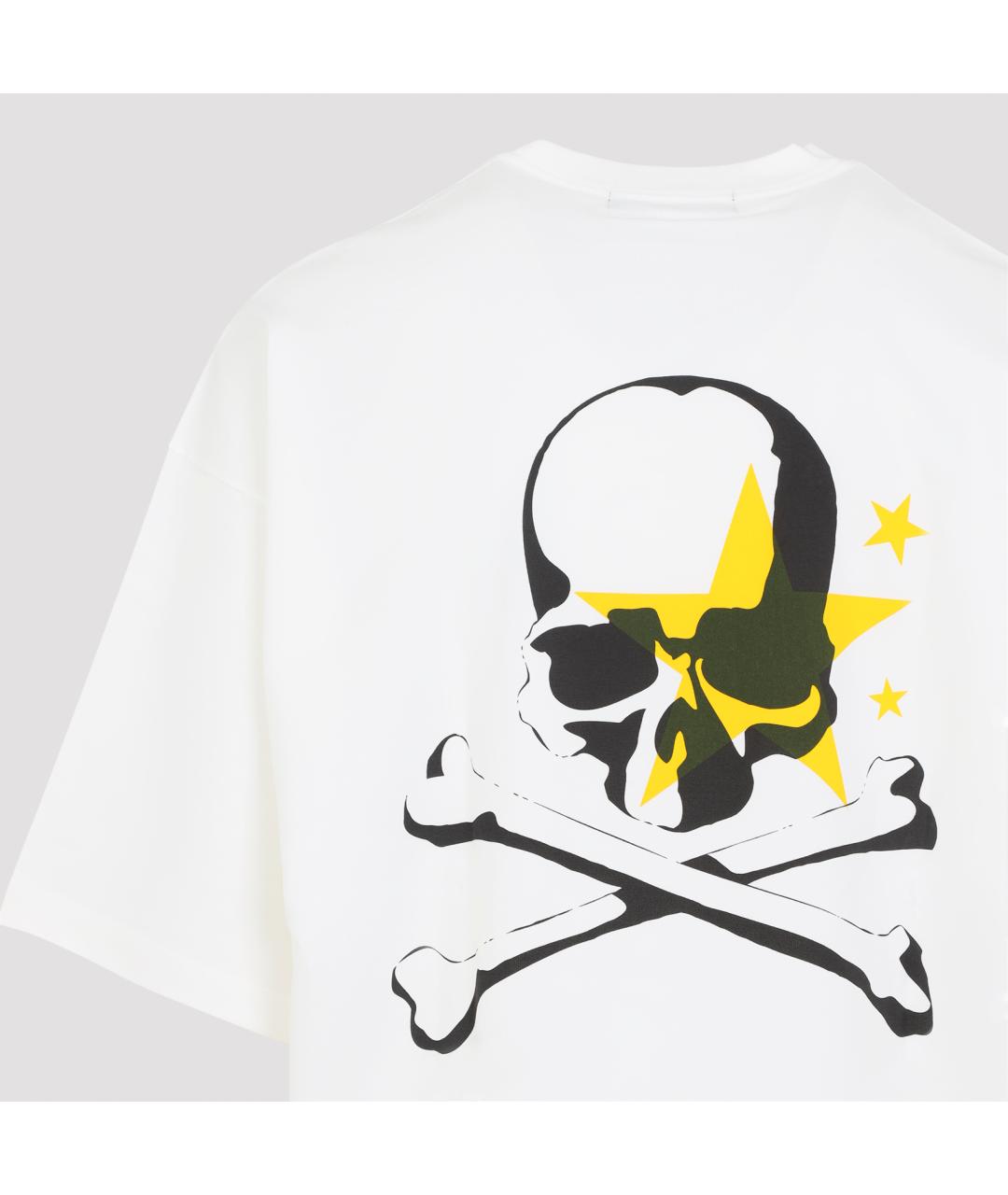 MASTERMIND JAPAN Белая хлопковая футболка, фото 3