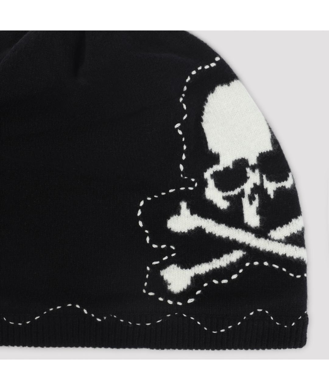 MASTERMIND JAPAN Черная шерстяная шапка, фото 5