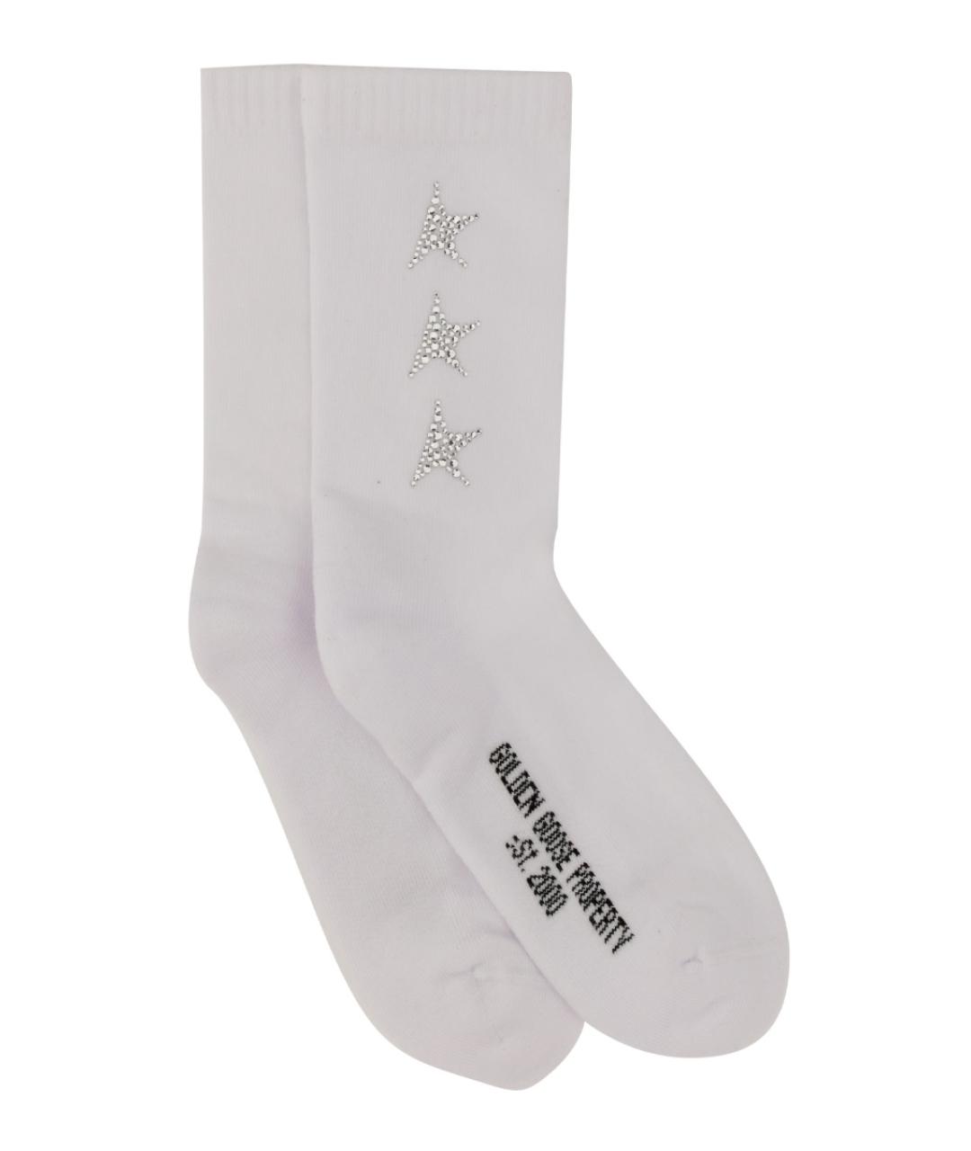 GOLDEN GOOSE DELUXE BRAND Белые носки, чулки и колготы, фото 2