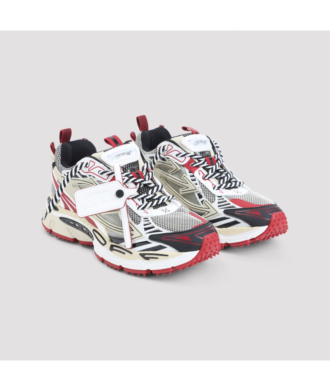 OFF-WHITE Мульти синтетические низкие кроссовки / кеды, фото 3