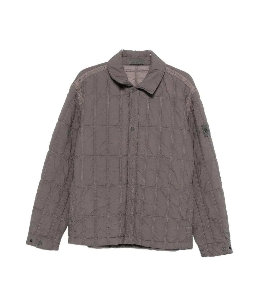 STONE ISLAND Серая полиэстеровая куртка, фото 1