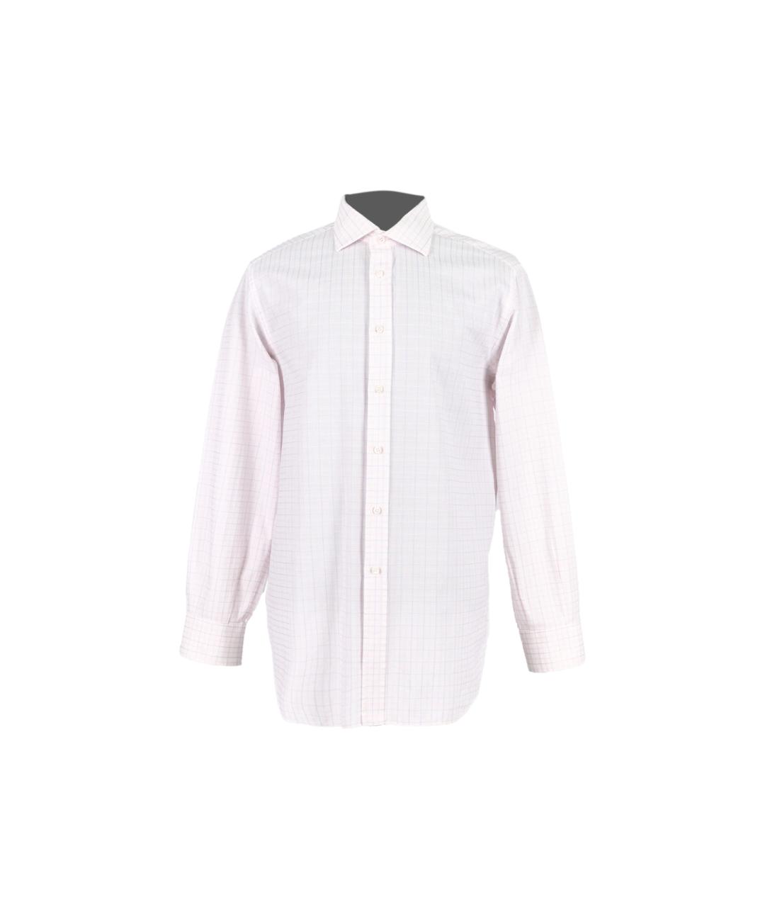 BRIONI Белая хлопковая классическая рубашка, фото 1