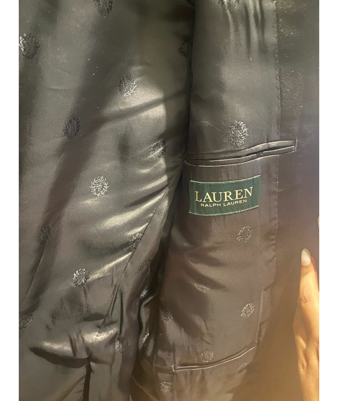RALPH LAUREN Серый шерстяной жакет/пиджак, фото 5