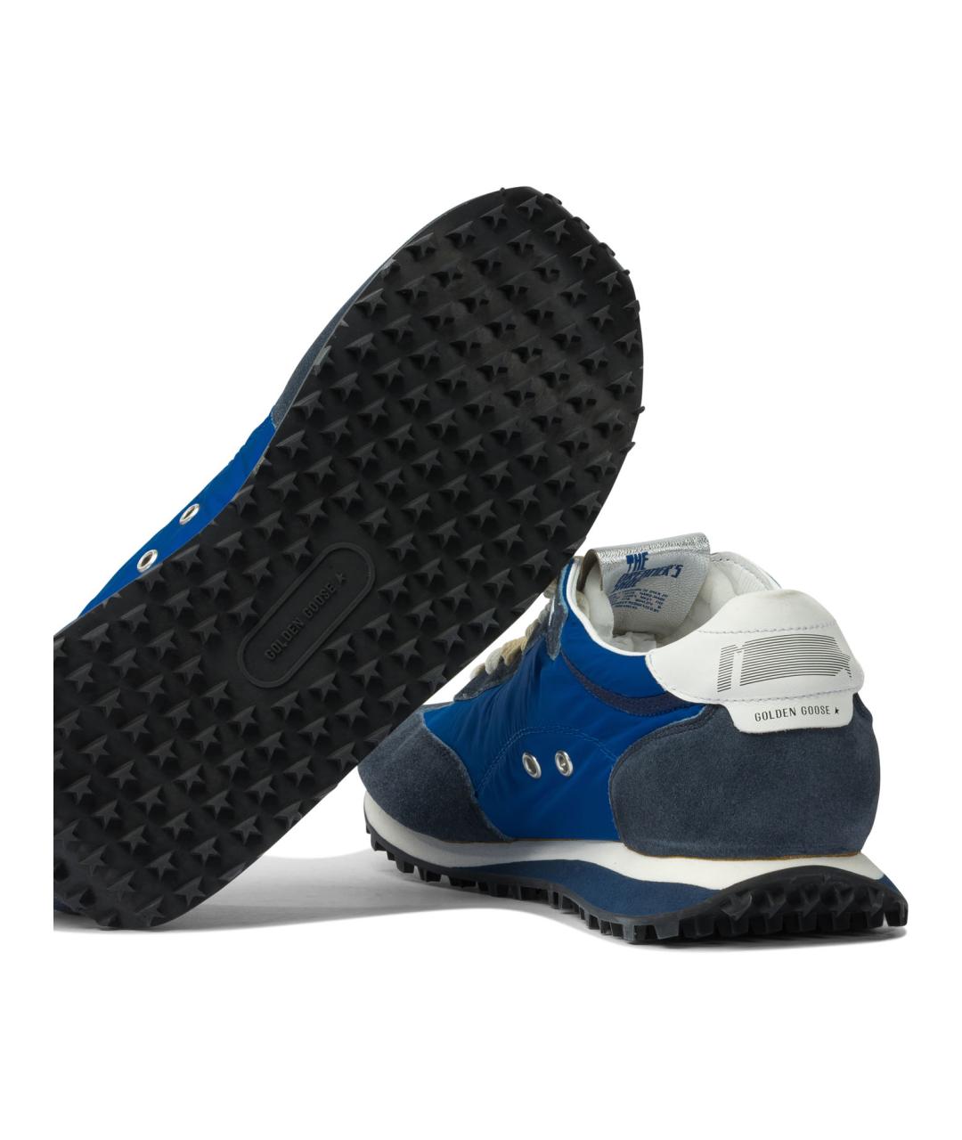 GOLDEN GOOSE DELUXE BRAND Синие низкие кроссовки / кеды, фото 5