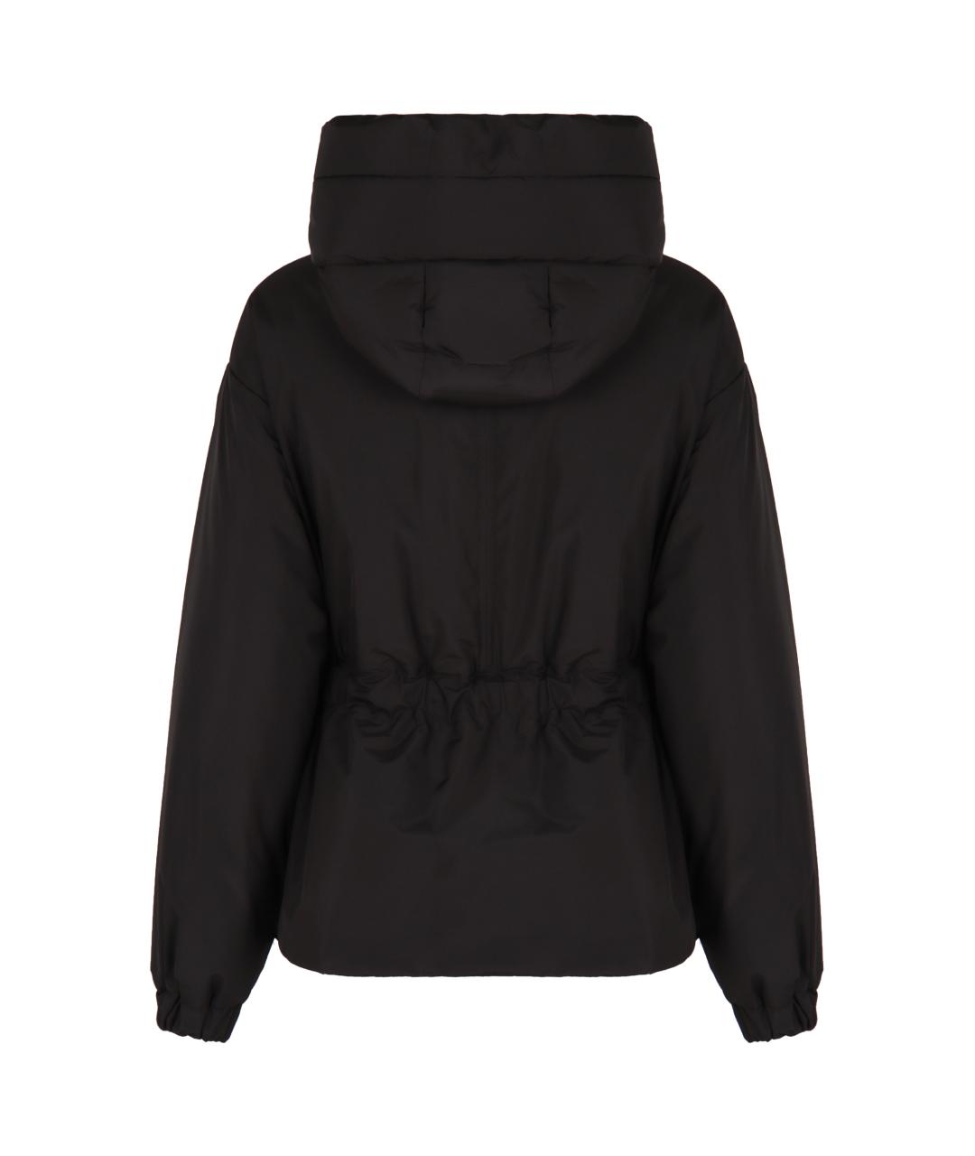 MOORER Черная полиэстеровая куртка, фото 2