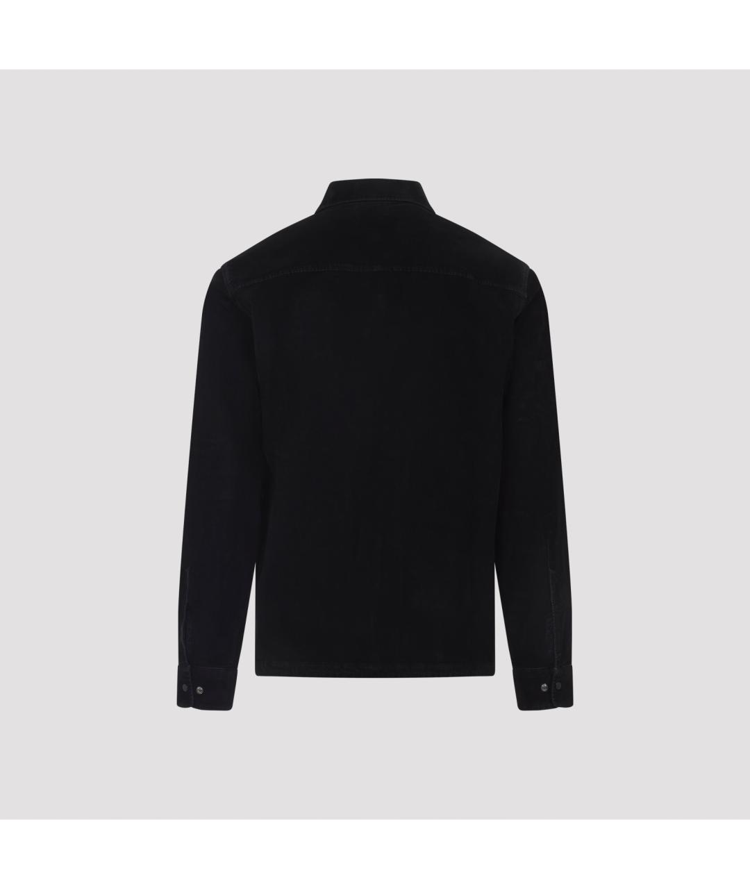 CP COMPANY Черная хлопковая кэжуал рубашка, фото 4