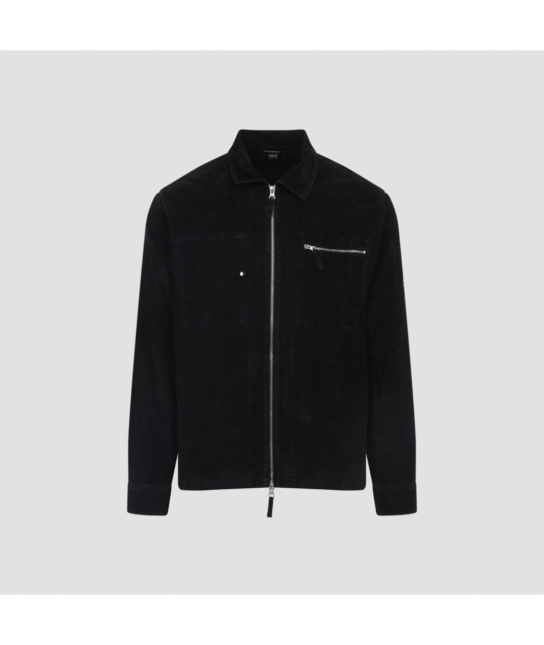 CP COMPANY Черная хлопковая кэжуал рубашка, фото 3