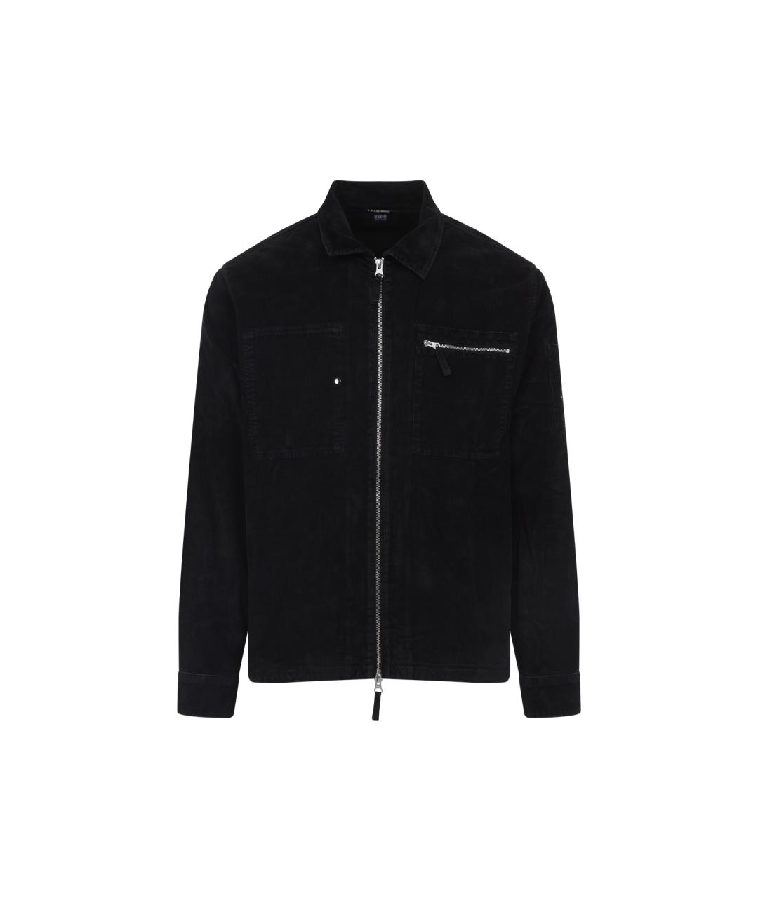 CP COMPANY Черная хлопковая кэжуал рубашка, фото 1