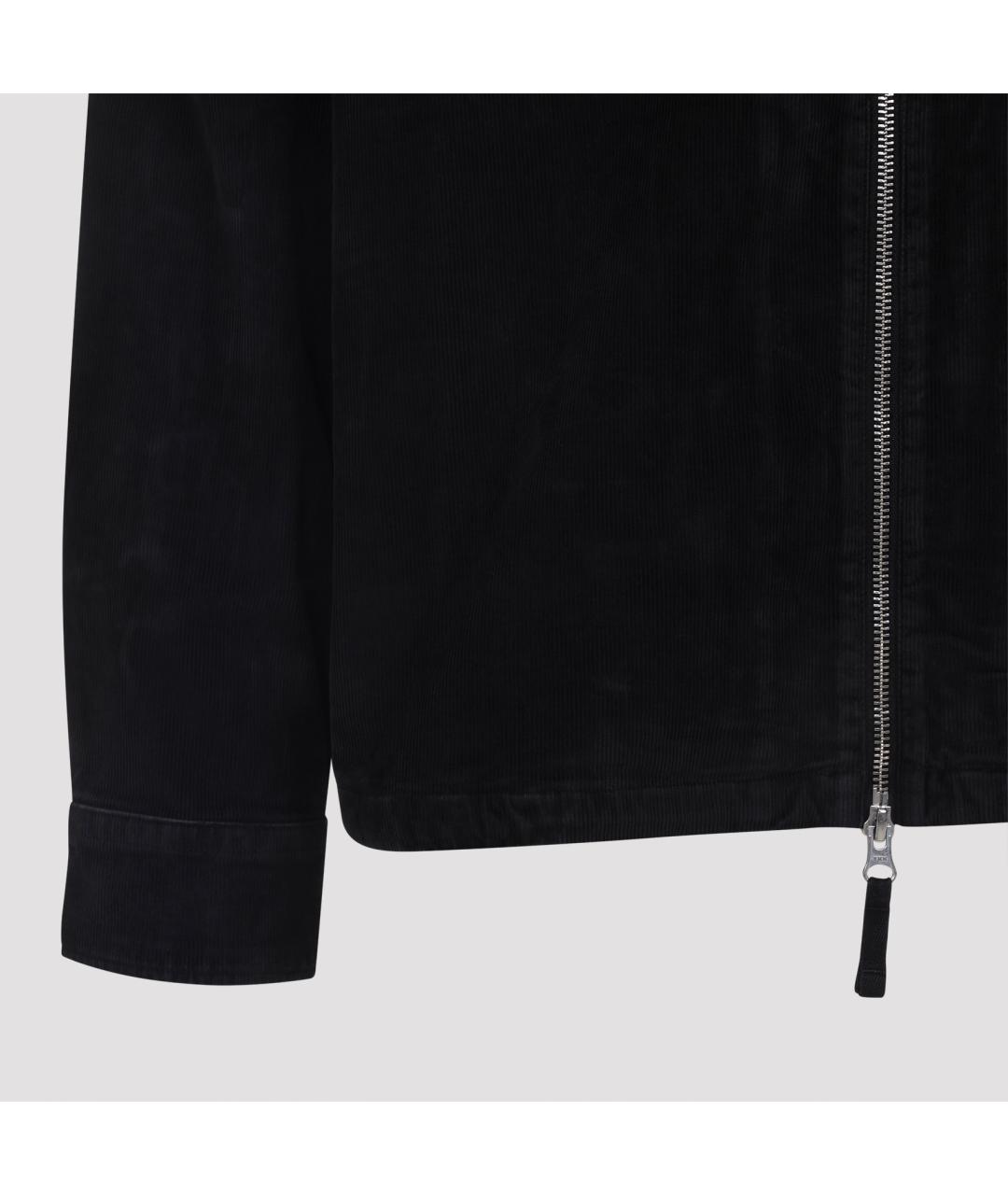 CP COMPANY Черная хлопковая кэжуал рубашка, фото 5