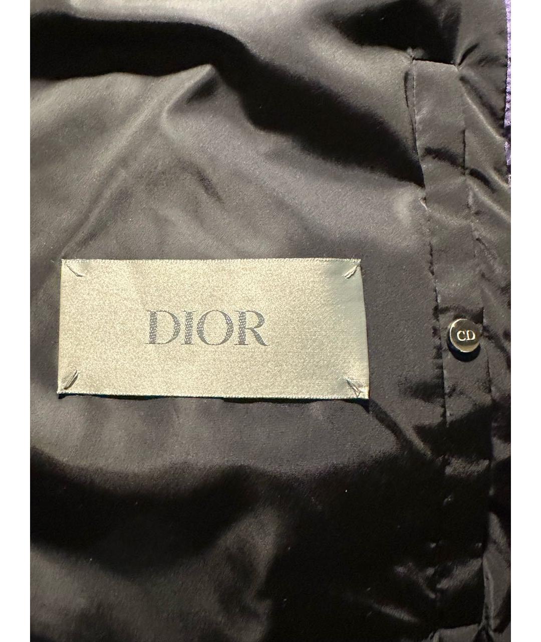 CHRISTIAN DIOR Фиолетовая полиамидовая куртка, фото 3