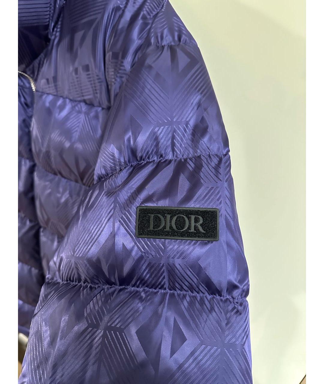 CHRISTIAN DIOR Фиолетовая полиамидовая куртка, фото 8