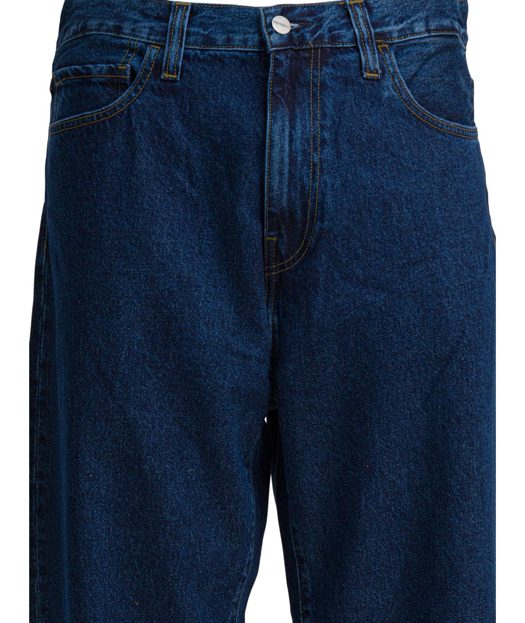 CARHARTT WIP Синие хлопковые повседневные брюки, фото 3