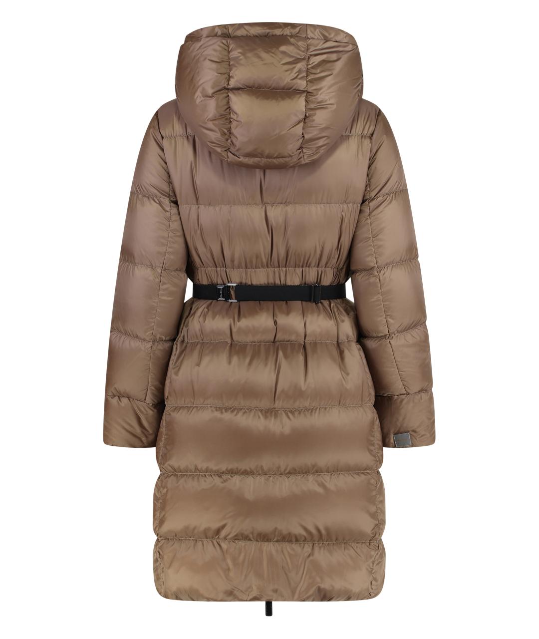 'S MAX MARA Коричневая полиэстеровая куртка, фото 2