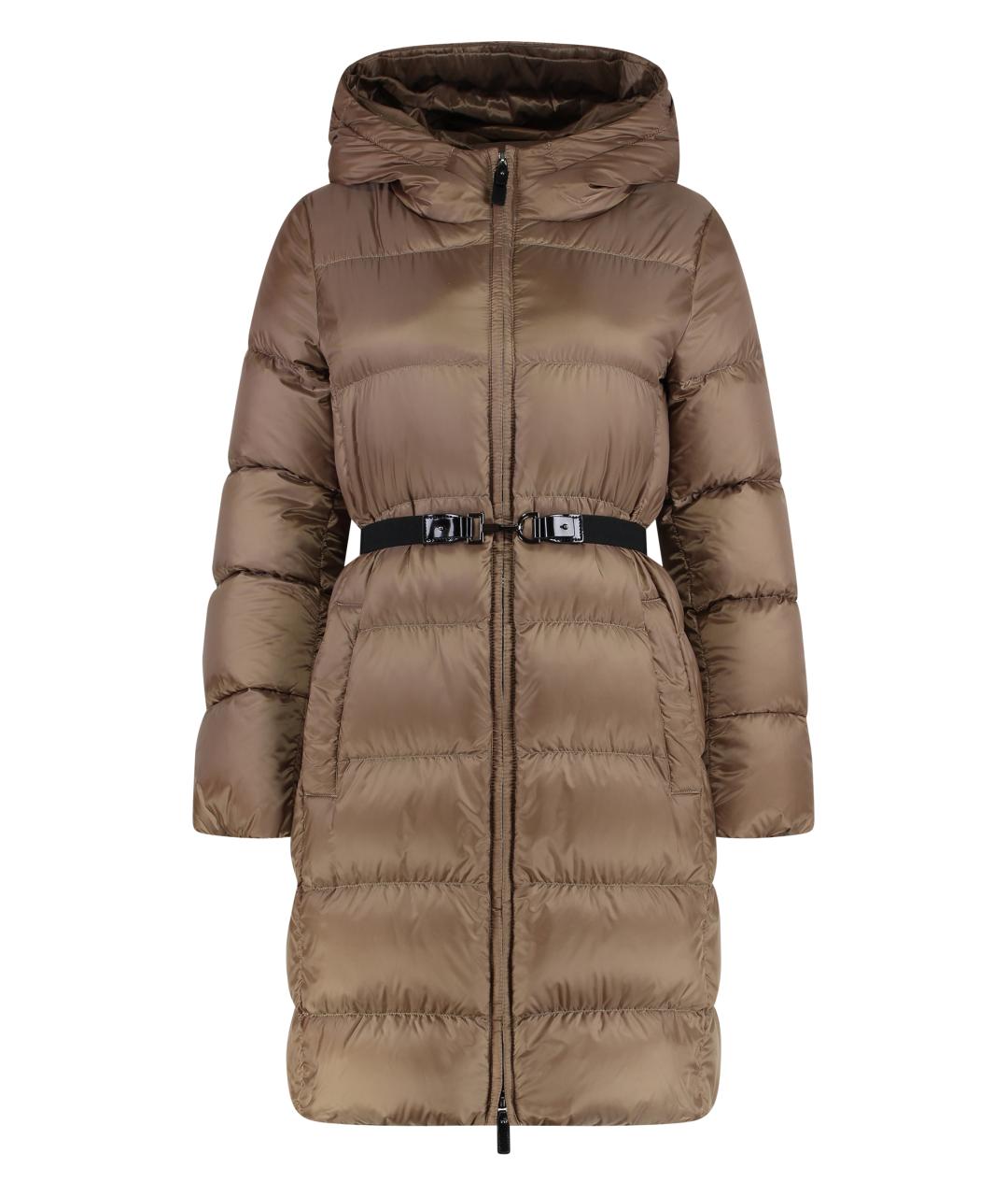 'S MAX MARA Коричневая полиэстеровая куртка, фото 1