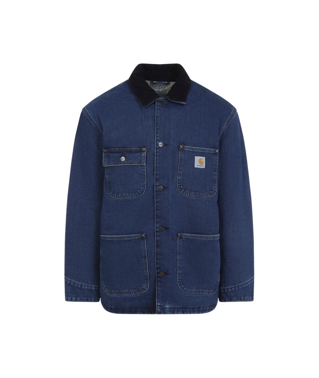 CARHARTT WIP Синяя хлопковая куртка, фото 1