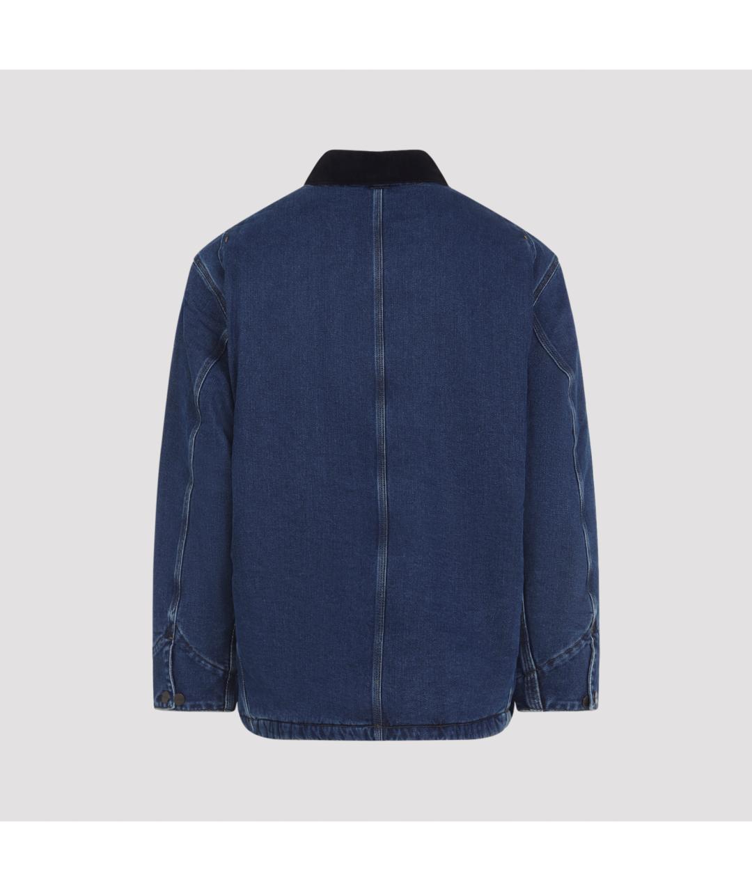 CARHARTT WIP Синяя хлопковая куртка, фото 2