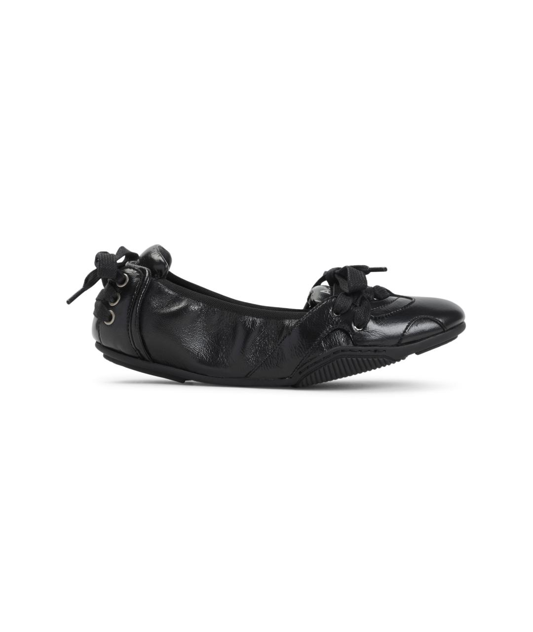 ACNE STUDIOS Черные кожаные балетки, фото 1