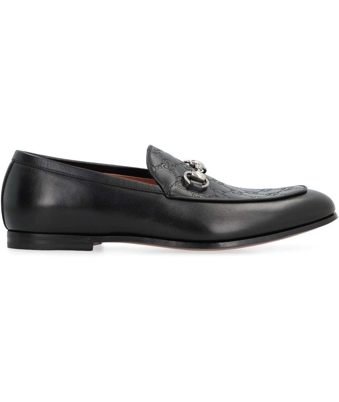 GUCCI Черные кожаные лоферы, фото 2