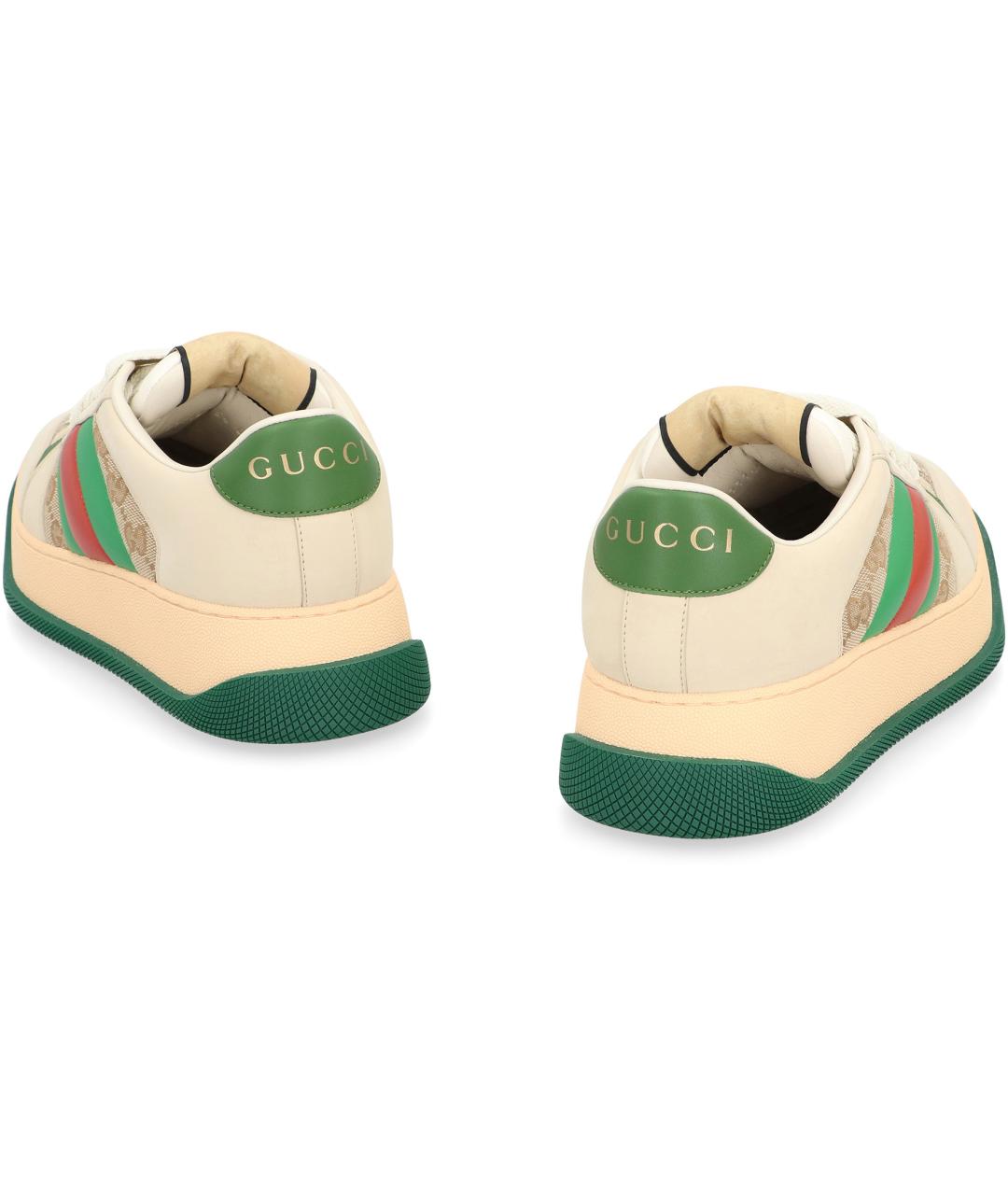 GUCCI Мульти низкие кроссовки / кеды, фото 4