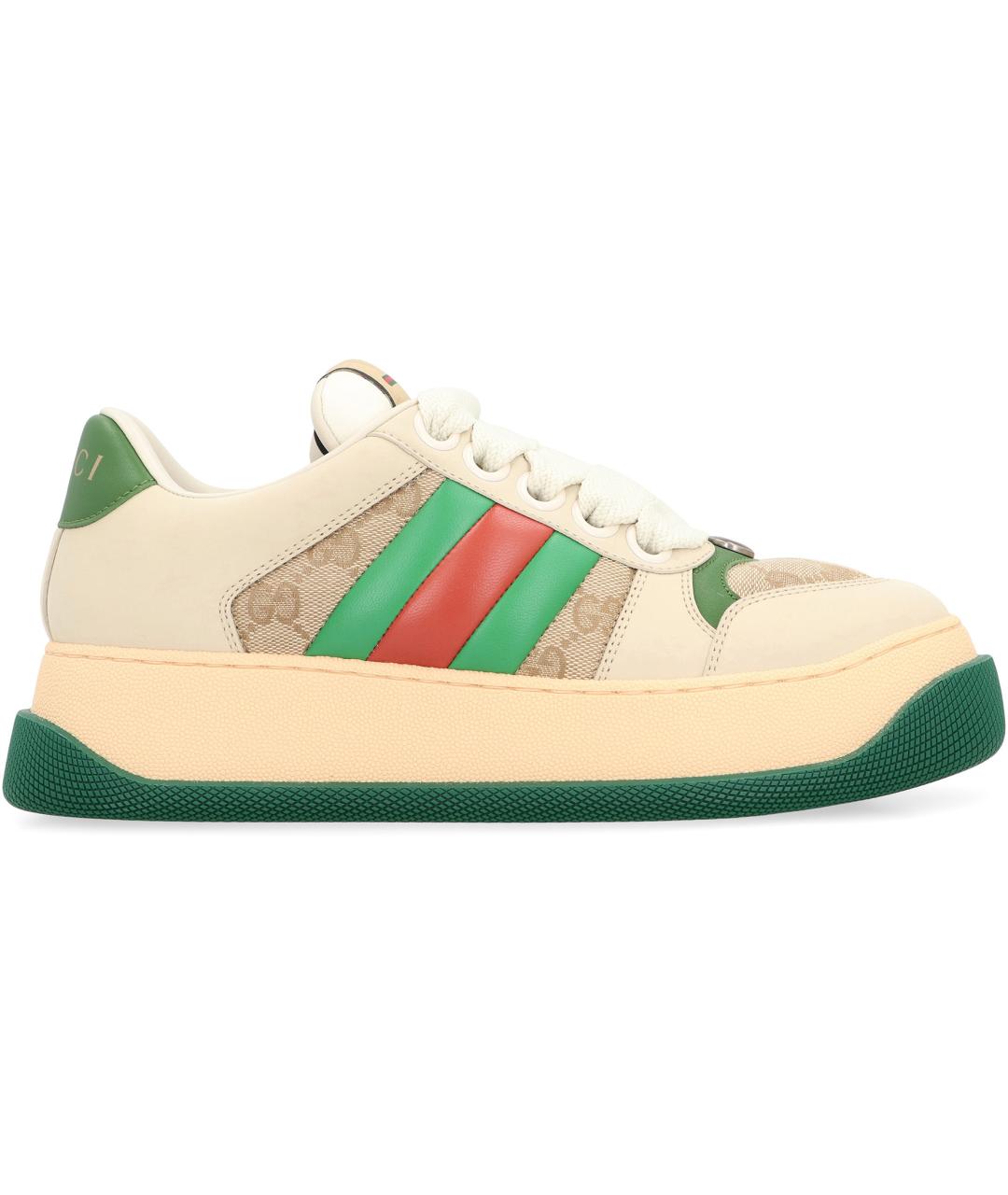 GUCCI Мульти низкие кроссовки / кеды, фото 2
