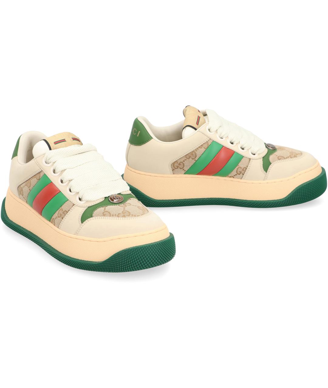 GUCCI Мульти низкие кроссовки / кеды, фото 3