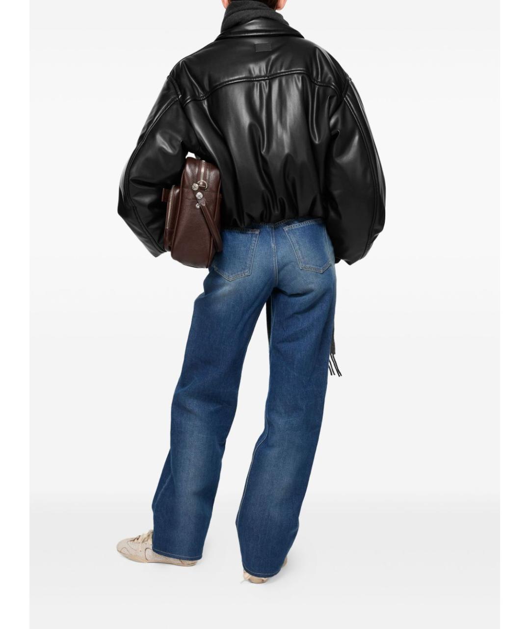 ACNE STUDIOS Черная кожаная куртка, фото 5