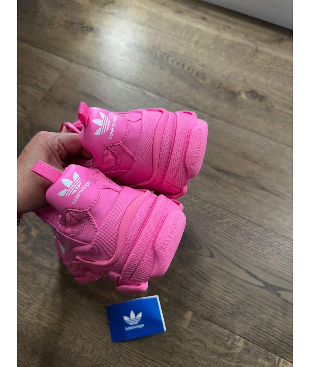 BALENCIAGA Розовые кроссовки, фото 3