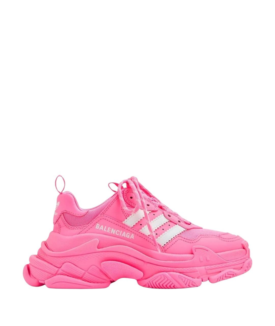 BALENCIAGA Розовые кроссовки, фото 1