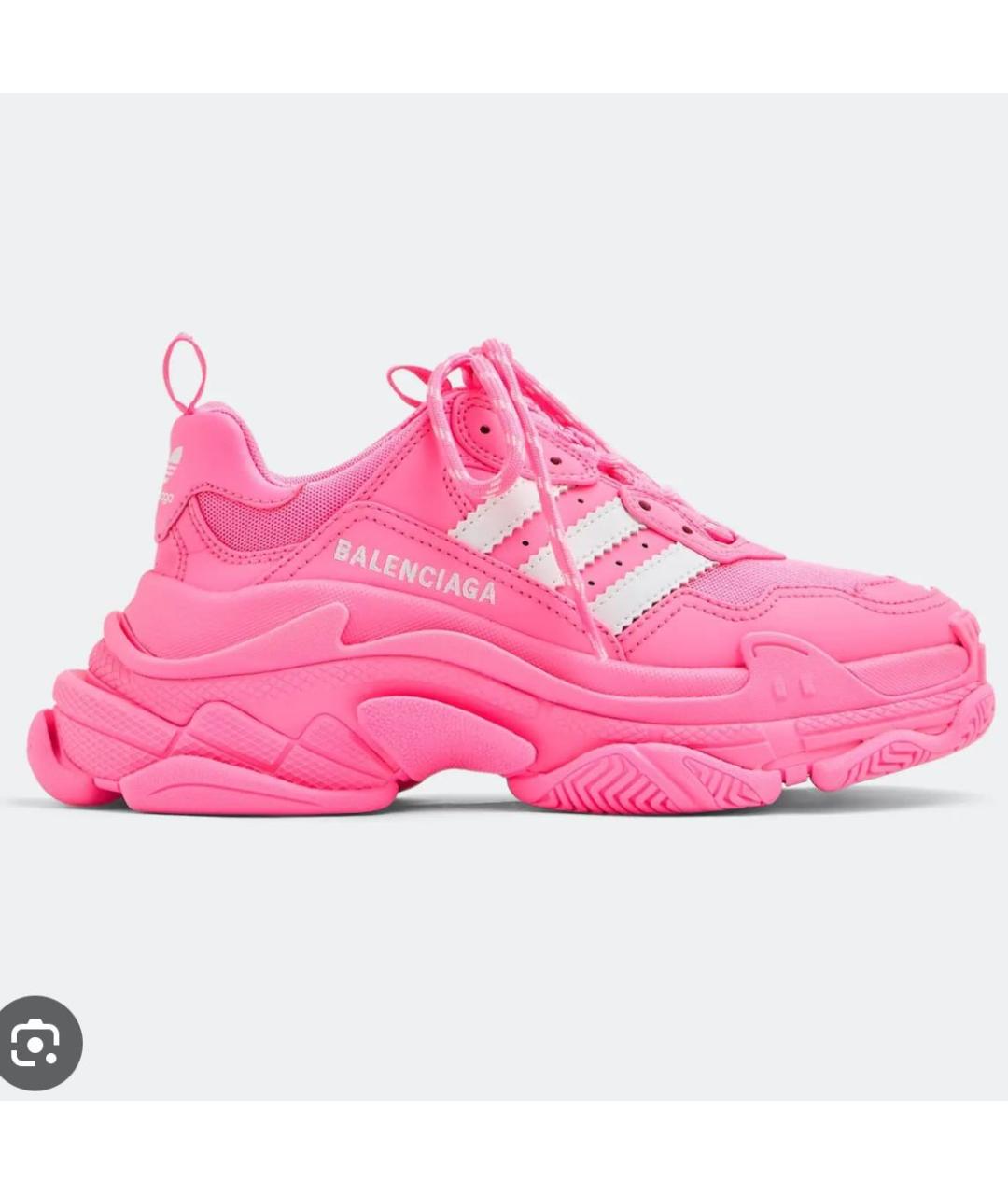 BALENCIAGA Розовые кроссовки, фото 7