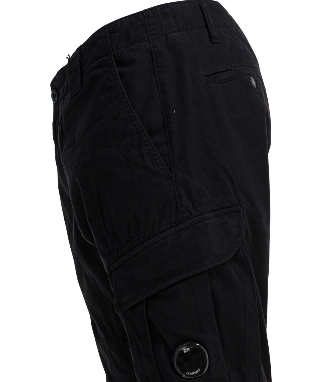 CP COMPANY Черные хлопковые повседневные брюки, фото 4