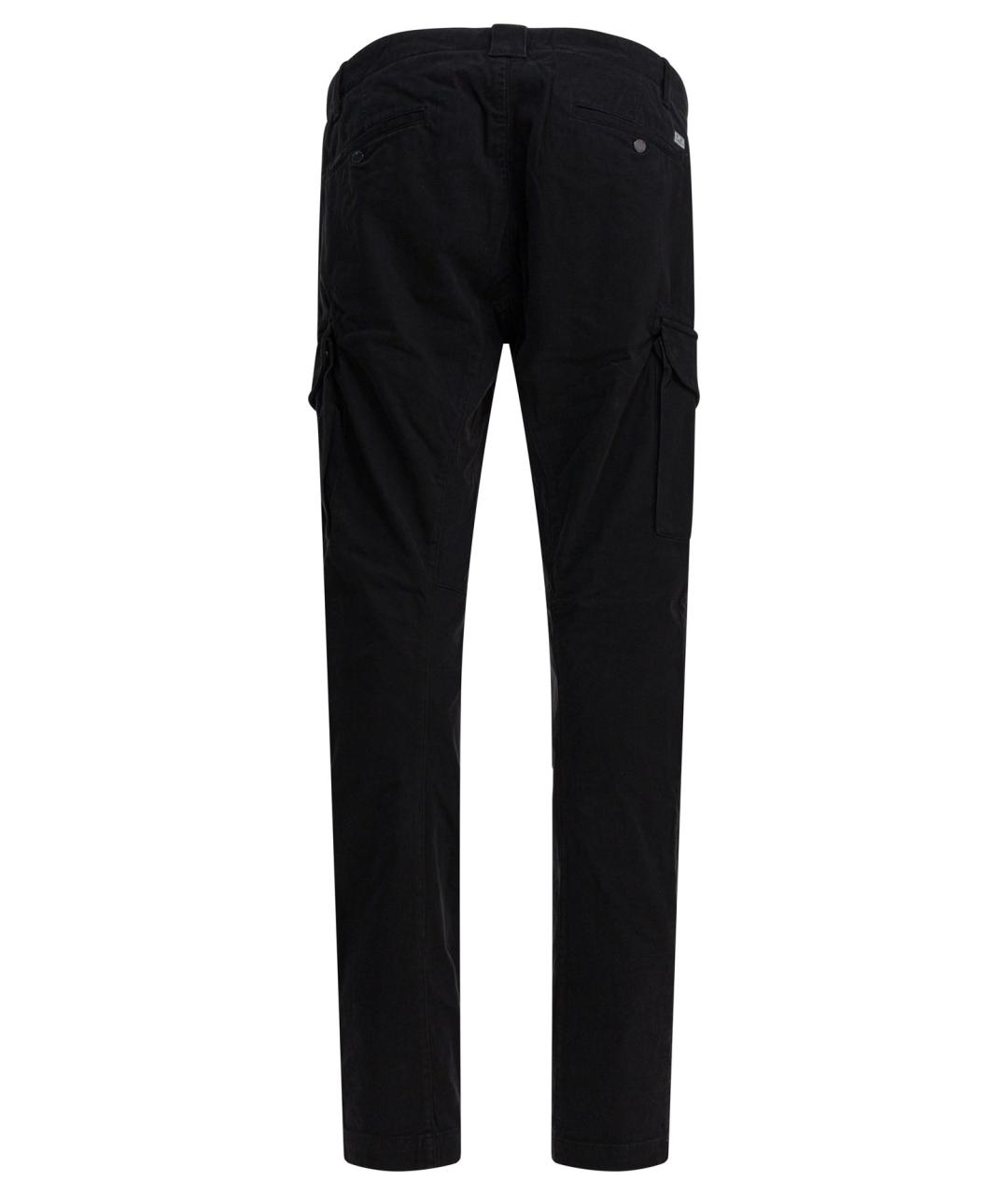 CP COMPANY Черные хлопковые повседневные брюки, фото 2