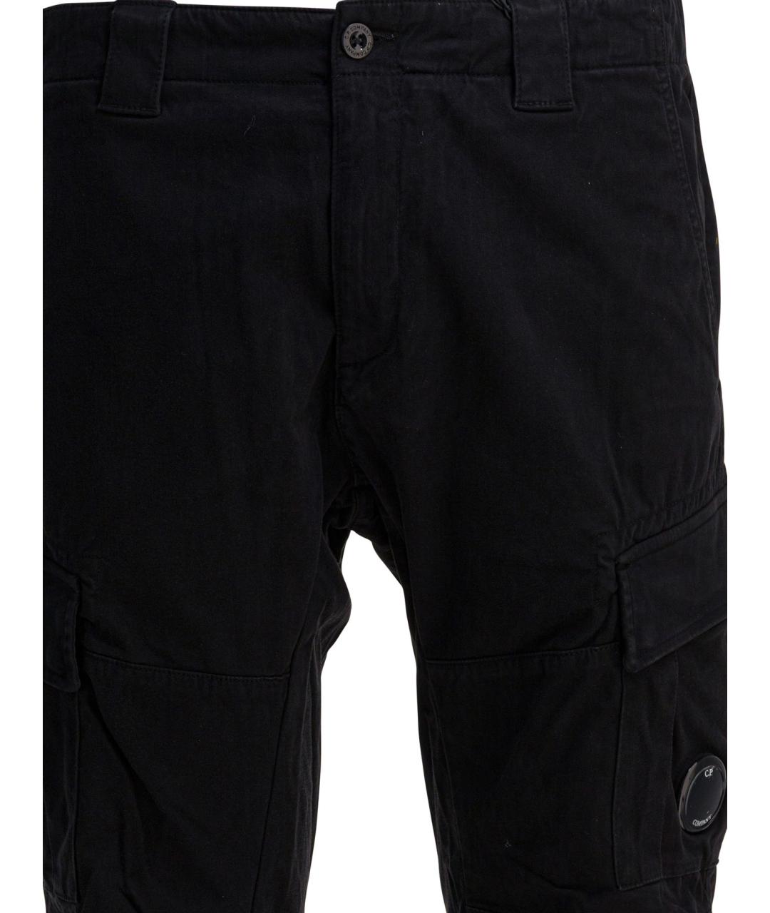 CP COMPANY Черные хлопковые повседневные брюки, фото 3